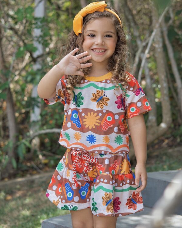 Conjunto Infantil Bambolê Borboletas