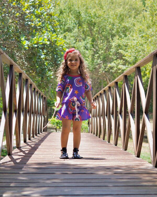 Conjunto Infantil Bambolê Arco Íris