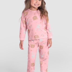 Pijama Infantil Menina Ursinho Brandili