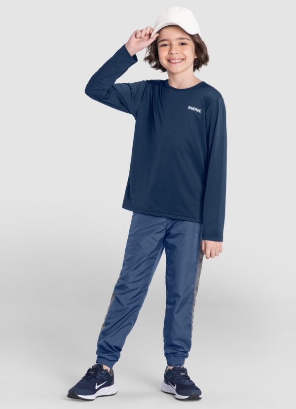 Camiseta Infantil Menino Dry Fit Esportiva Active Brandili