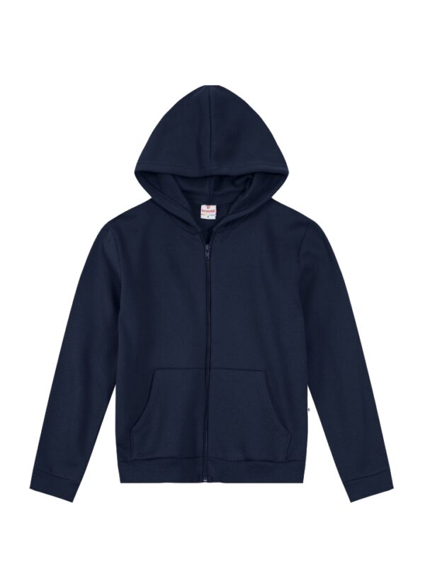 Jaqueta Infantil Masculina em Moletom com Capuz e Pelucia Brandili