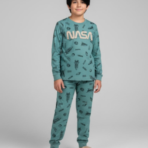 Pijama Infantil Menino NASA Brilha no Escuro Brandili