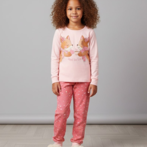 Pijama Infantil Menina Raposinha Brilha no Escuro Brandili