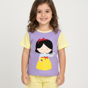 Pijama Infantil Branca de Neve