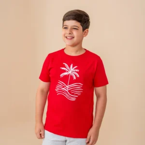 Conjunto Infantil Palmeira Vermelha