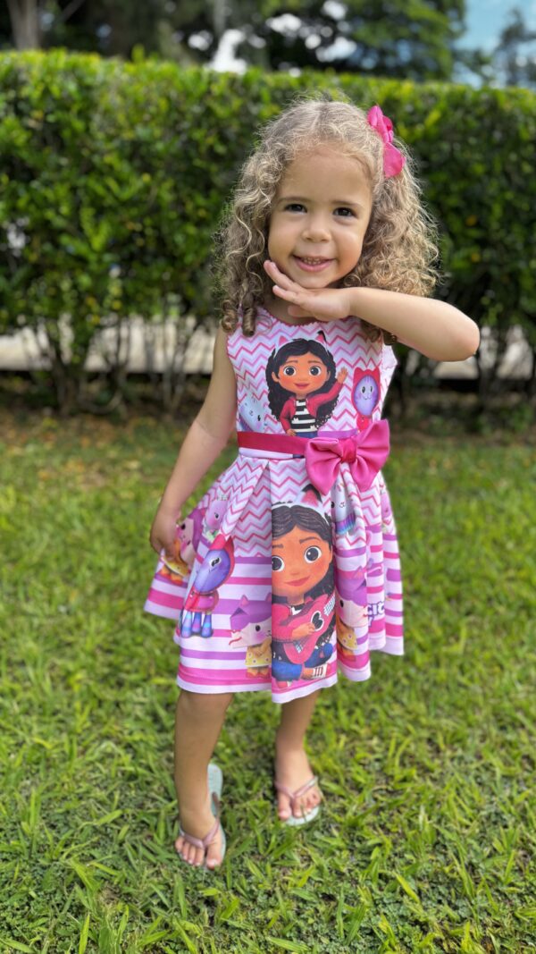 Vestido Infantil Casa Mágica da Gabi