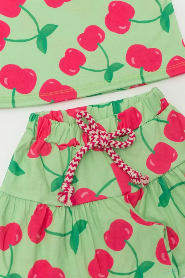 Conjunto Bambolê Céu de Cereja