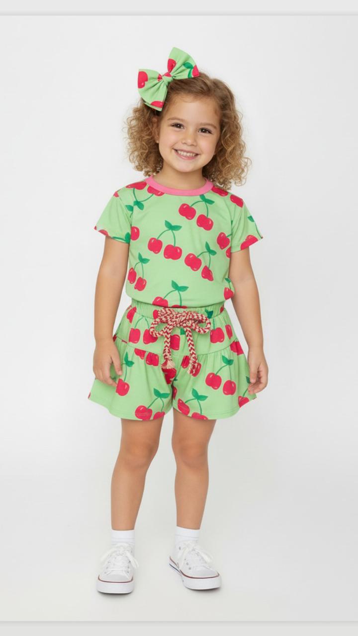 Conjunto Bambolê Céu de Cereja