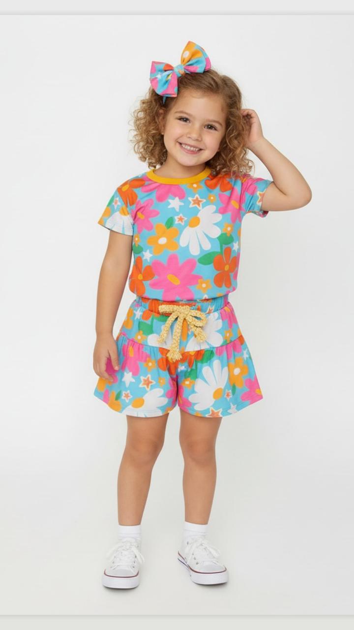 Conjunto Bambolê Céu Florido