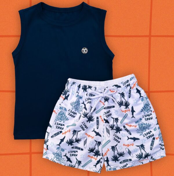 Conjunto Mauricinho Pranchas Marinho