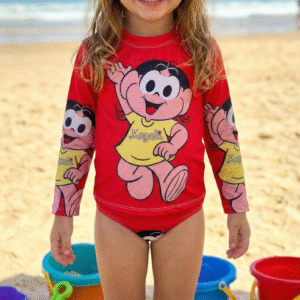 Conjunto Infantil Meninas com Proteção UV