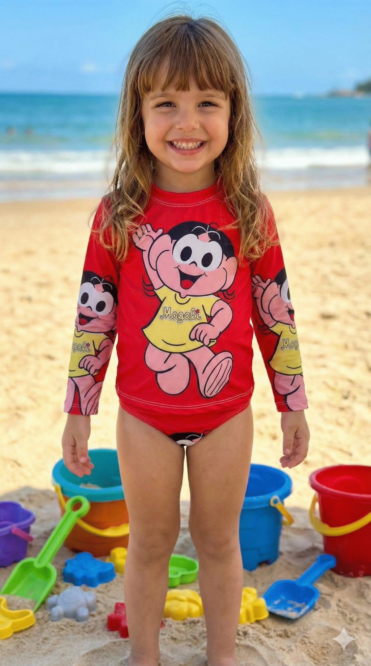 Conjunto Infantil Meninas com Proteção UV