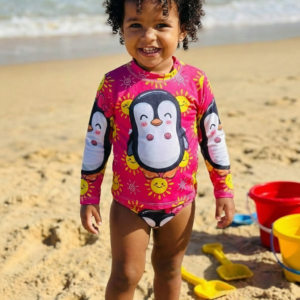 Conjunto Infantil Meninas com Proteção UV