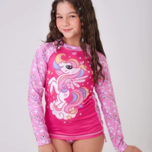Conjunto UV Menina Unicórnio