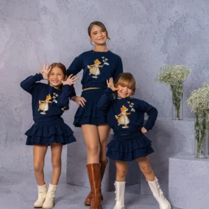 Conjunto Infantil Raposinha em Moletinho