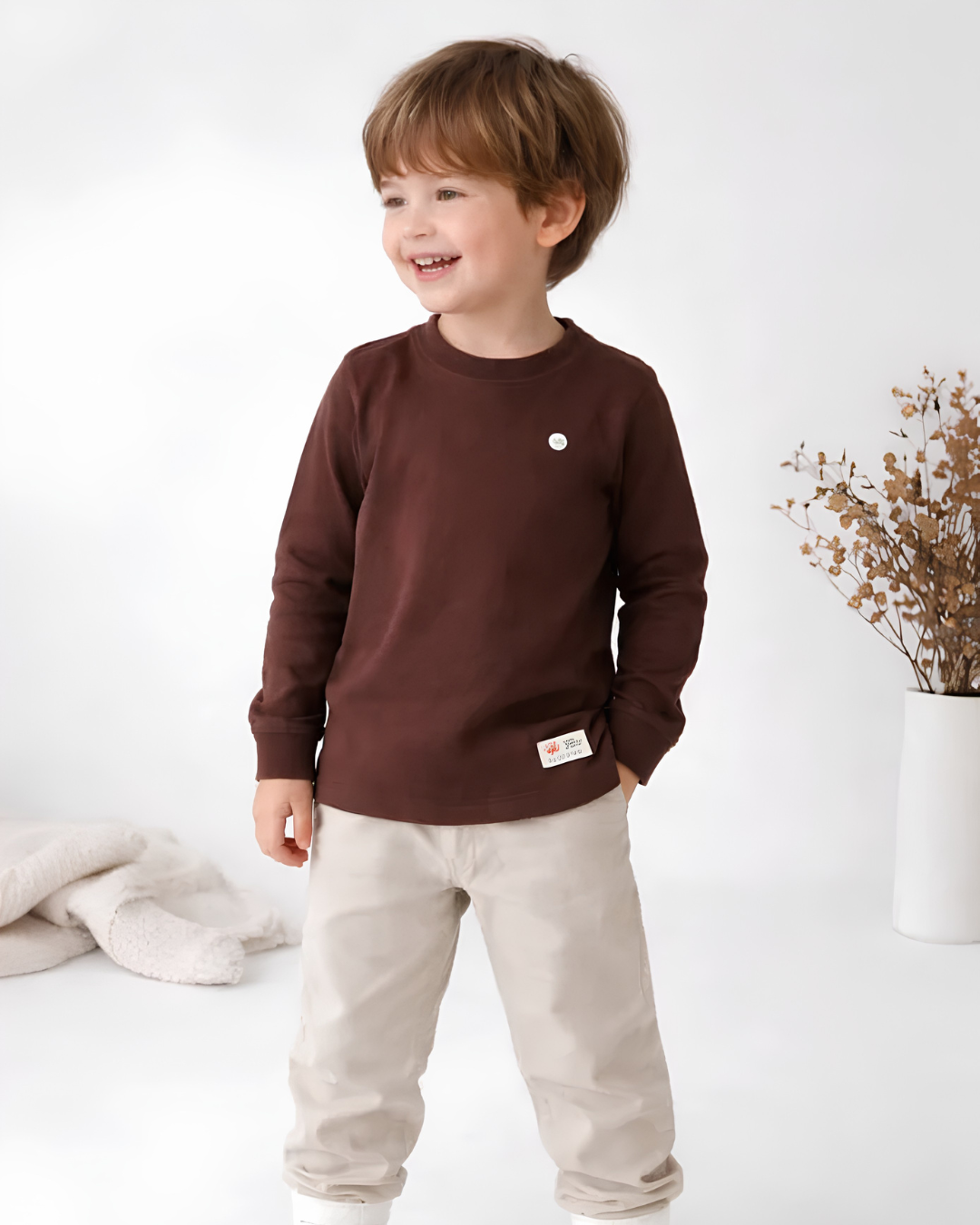 Camiseta Infantil Manga Longa Algodão Menegotti Gold Confort 2 Camiseta Infantil Manga Longa Algodão Menegotti Gold Confort