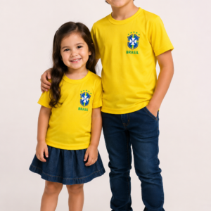 Camisa Infantil Brasil Dry Fit