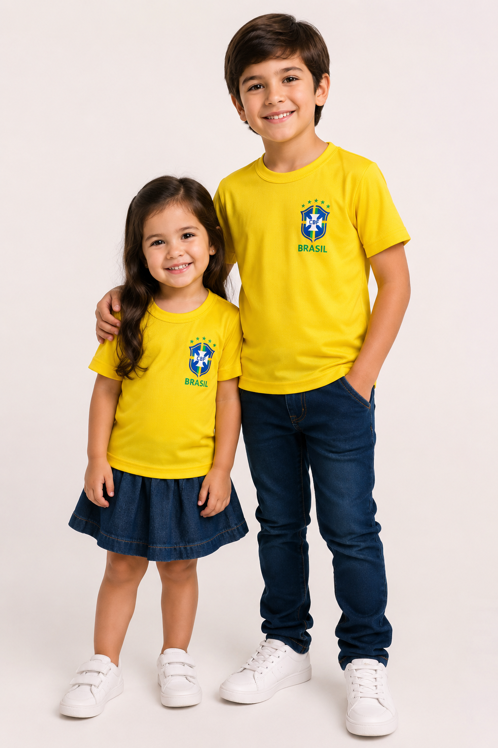 Camisa Infantil Brasil Dry Fit