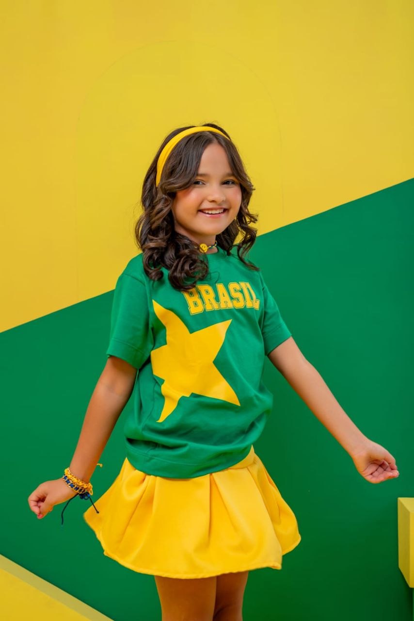 Conjunto Infantil Brasil Fashion 4 Conjunto Infantil Brasil Fashion