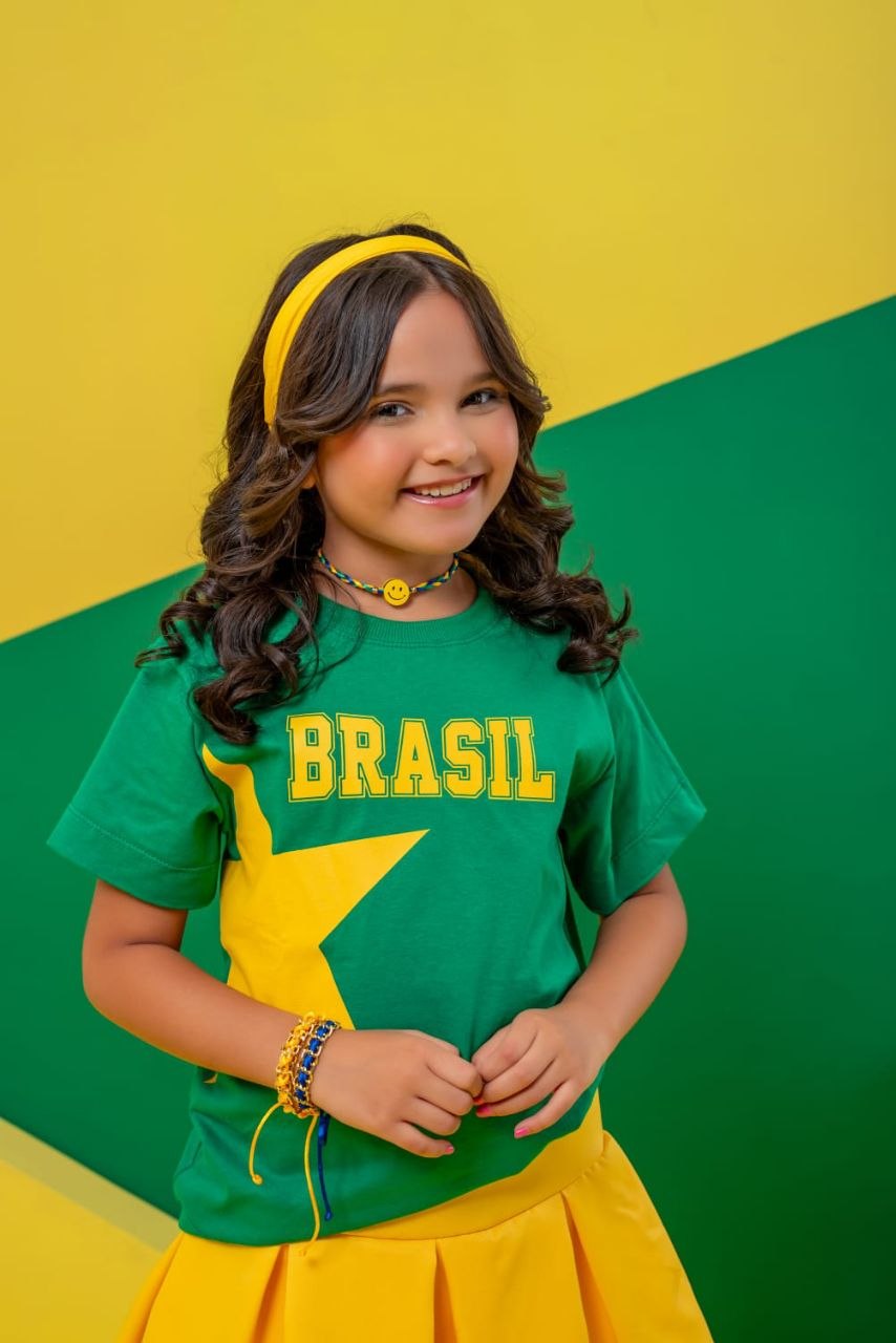 Conjunto Infantil Brasil Fashion 3 Conjunto Infantil Brasil Fashion