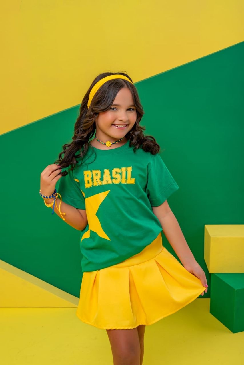 Conjunto Infantil Brasil Fashion 2 Conjunto Infantil Brasil Fashion