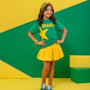 Conjunto Infantil Brasil Fashion