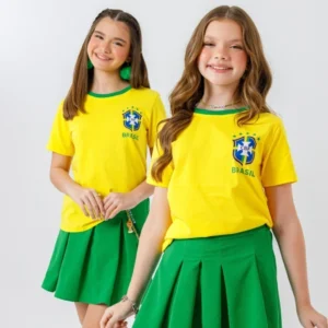 Conjunto Infantil Brasil Torcida Verde