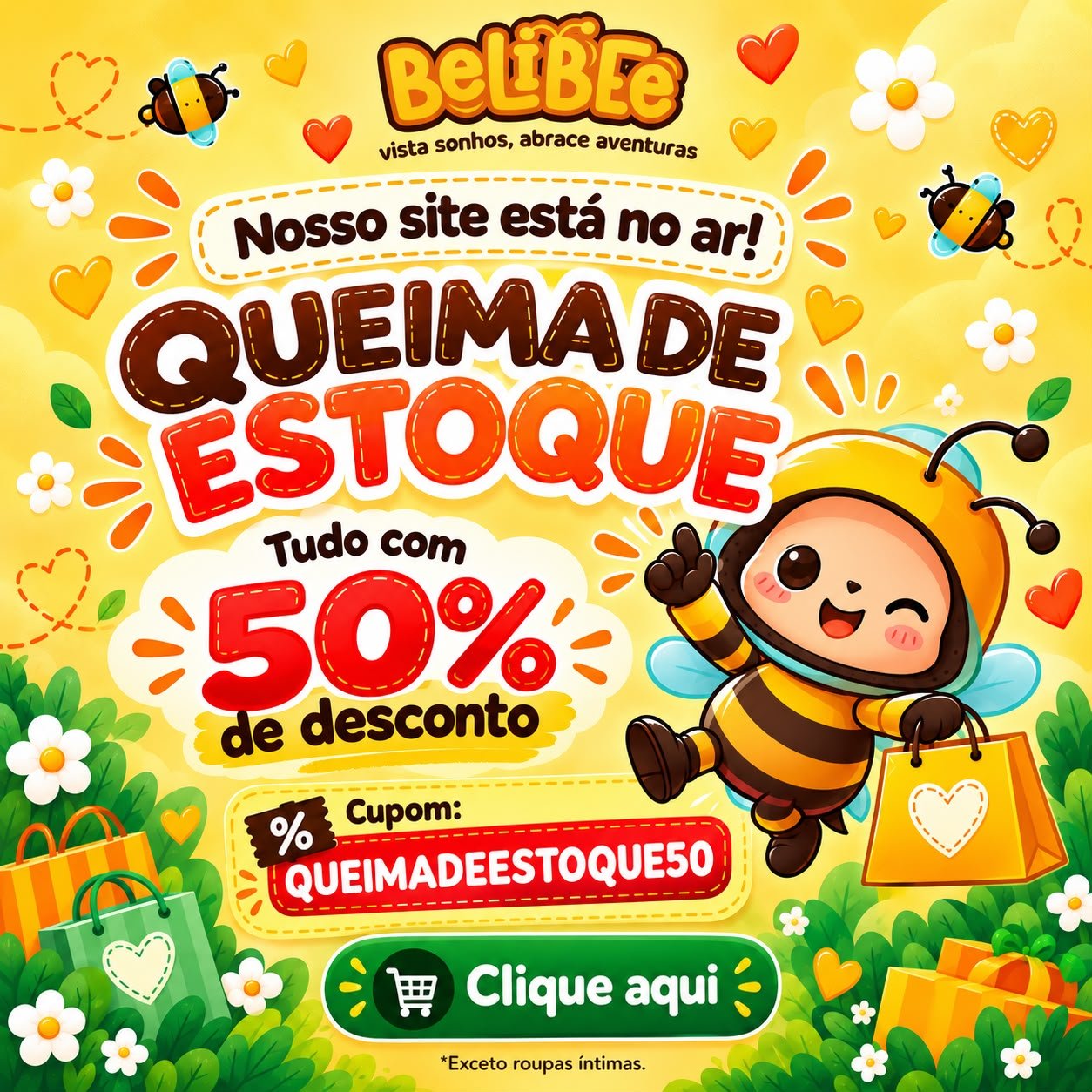 banner queima de estoque mobile